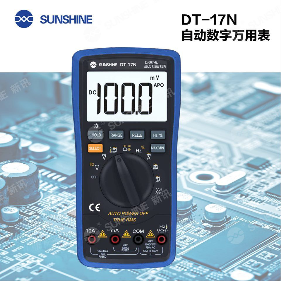 Đồng hồ đo điện vạn năng DT-17N Sunshine - Đồng hồ Vom DT-17N chính hãng