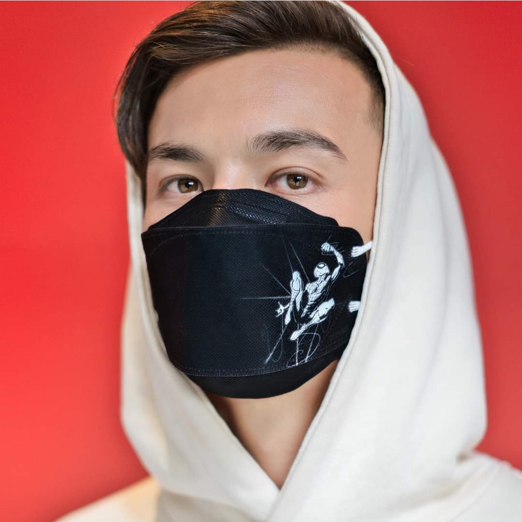 Set 5 / 10 / 30 Khẩu Trang Người Nhện / Marvel KF9.4 Dùng Một Lần Dành Cho Người Lớn / Trẻ Em