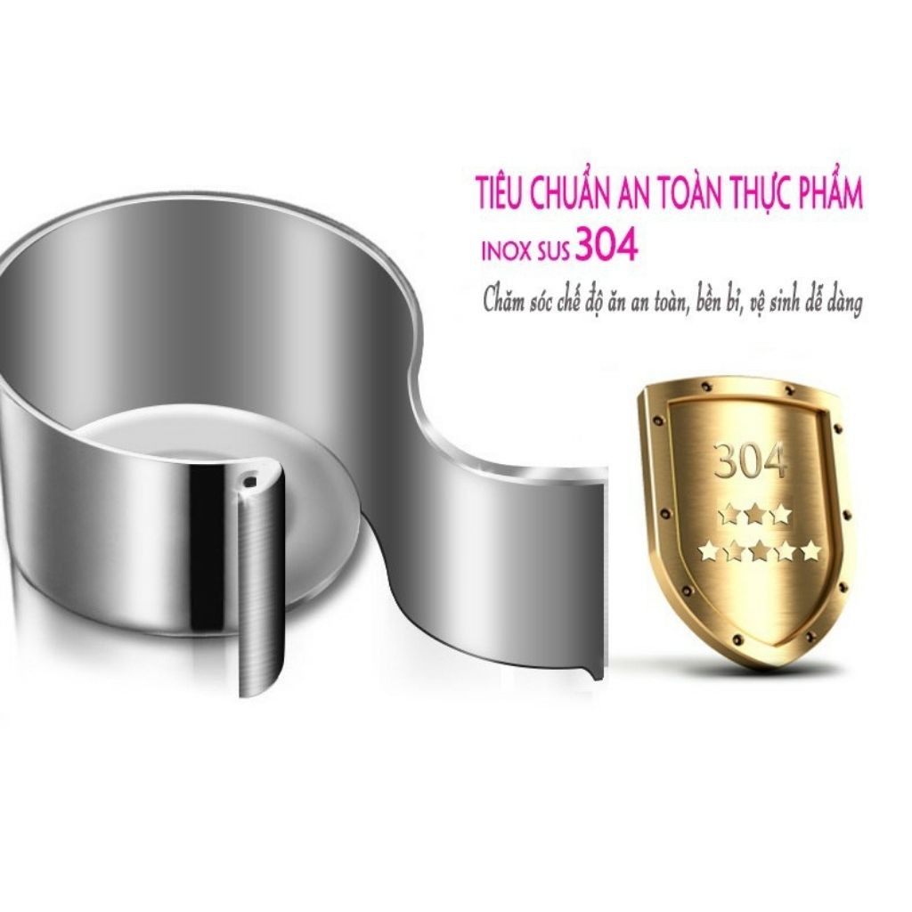 (Chính hãng YOICE) Hộp cơm cắm điện YOICE KR 312- Khay inox 304, 3 tầng nhỏ gọn, Hâm nóng và giữ nhiệt- KARA 312 | BigBuy360 - bigbuy360.vn