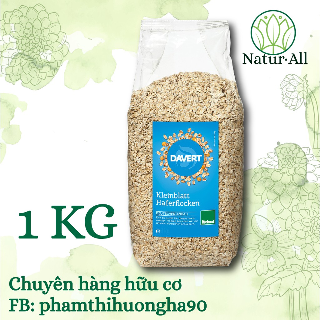 Yến mạch Davert hữu cơ ăn liền