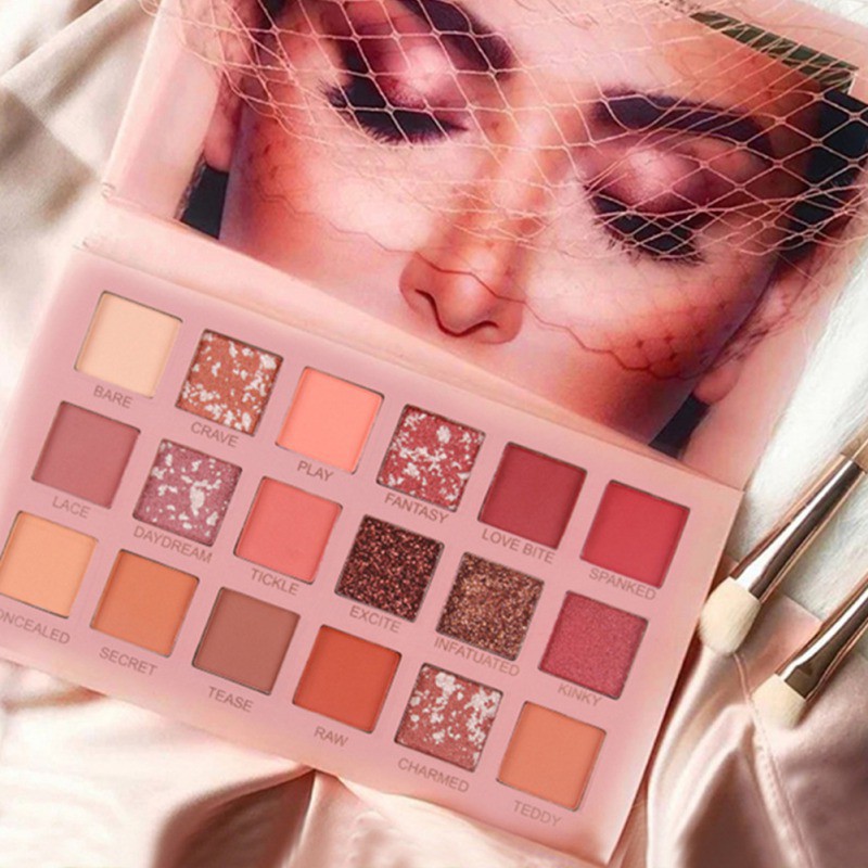 [Hàng mới về] 18 Colors Bảng Phấn Mắt Nhũ Moji Nude For Party Hàng Nội Địa Trung | BigBuy360 - bigbuy360.vn