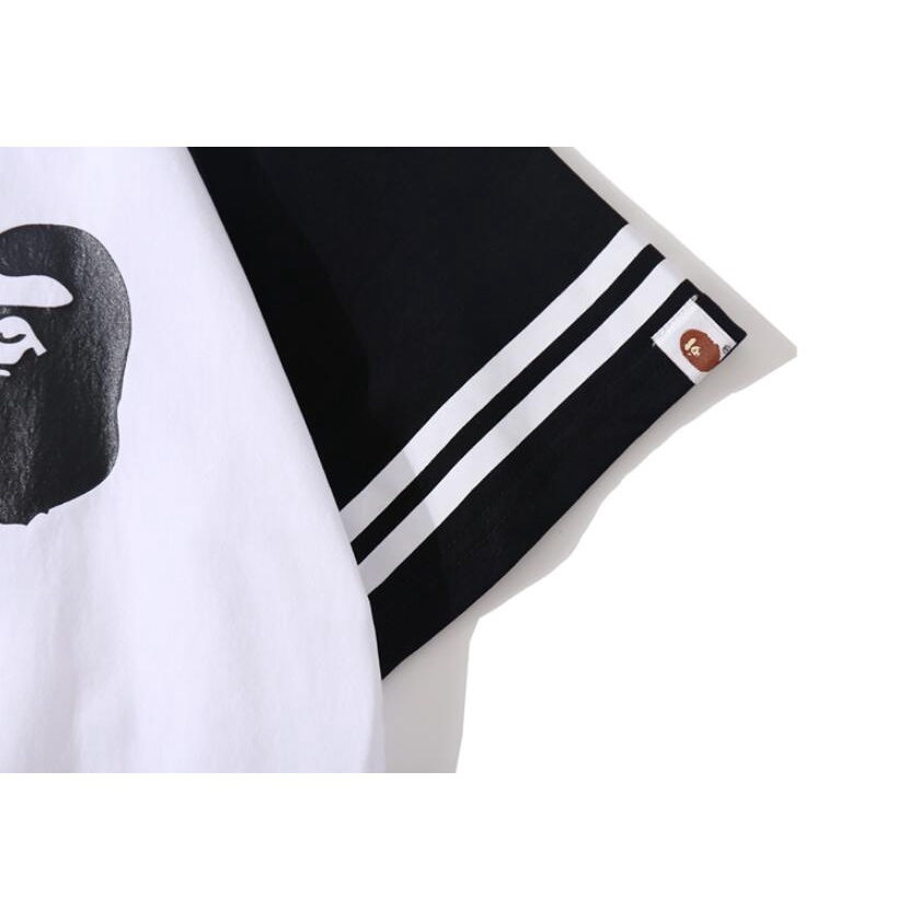 Bape Áo Thun cotton Tay Ngắn In Họa Tiết Thời Trang Cho Nam Nữ
