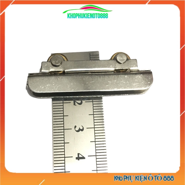 Con lăn trượt 2 bánh xe kéo đẩy dày 5mm bằng đồng chịu lực tốt (giá/1chiếc)