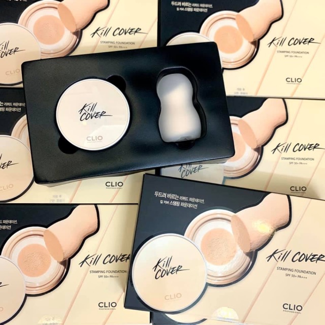 [CÓ SẴN] Kem nền dạng hũ Clio KILL COVER Stamping Foundation SPF50+ PA+++