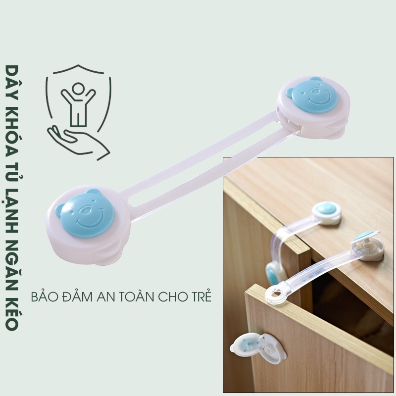 Khóa Tủ Lạnh, Khóa Cửa Tủ Ngăn Kéo An Toàn Cho Bé