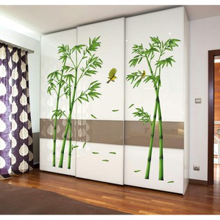 decal dán tường cây trúc