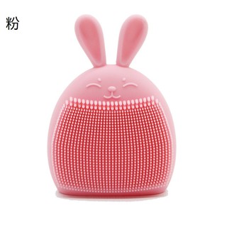 (Hàng Mới Về) Dụng Cụ Rửa Mặt Silicone Hình Tai Thỏ