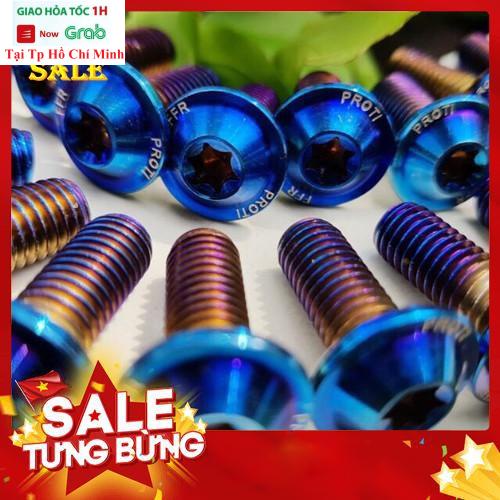 [RẺ VÔ ĐỊCH] Ốc Proti 8 ly Màu Titan Gắn Đĩa Xe Máy