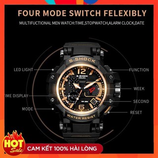 FreeShip [HÀNG LOẠI 1] ĐỒNG HỒ NAM SMAEL 1509 THỂ THAO | Đồng Hành Cùng Bạn Theo Năm Tháng | DH0139 Dolphin.store