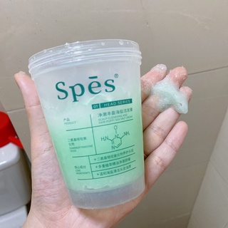 Tẩy da chết cho tóc Spes từ muối biển