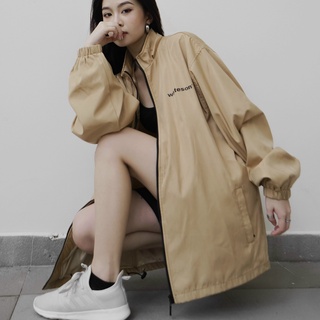 Áo JACKET "LOGO BASIC" WATEROOF SEASON 2021 - TAN