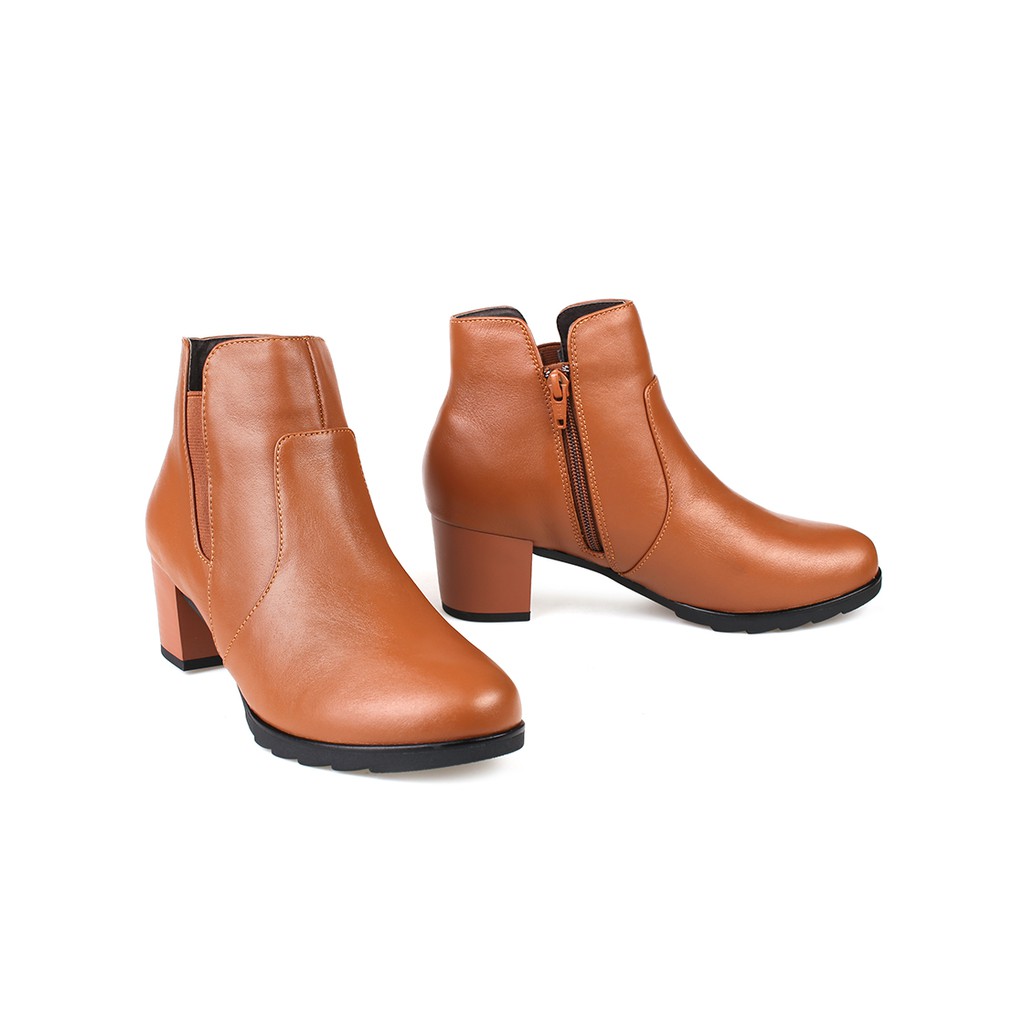 [BH 12 Tháng] || Boots nữ cao gót 6P thời trang sang trọng PABNO || PN640