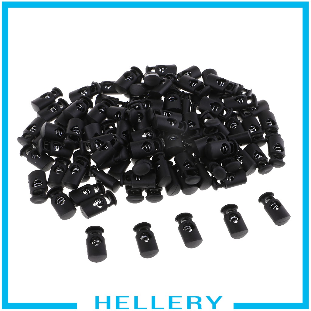 Set 100 Khóa Dây Cáp Một Lỗ Màu Đen Tiện Dụng
