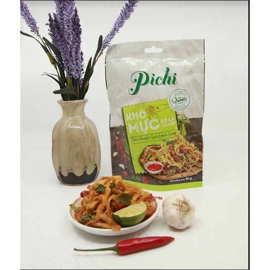 Khô mực xé vị lá chanh Pichi gói 50g | BigBuy360 - bigbuy360.vn