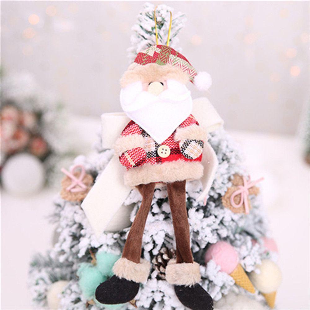 Phụ Kiện Trang Trí Cây Thông Giáng Sinh Năm Mới Hình Ông Già Noel