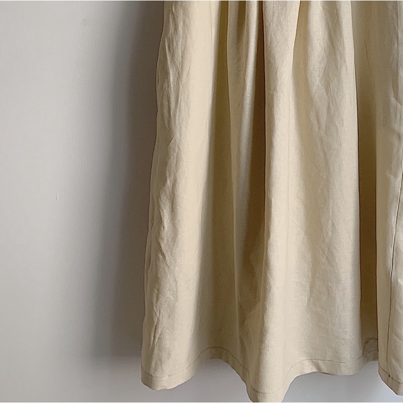 Váy Linen Kana  sát nách form suông rộng vừa | by Calm