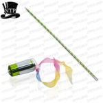 Ảo thuật gậy nhựa, khăn thành gậy nhựa hàng nhập chốt nhựa dày, gậy dài 90cm