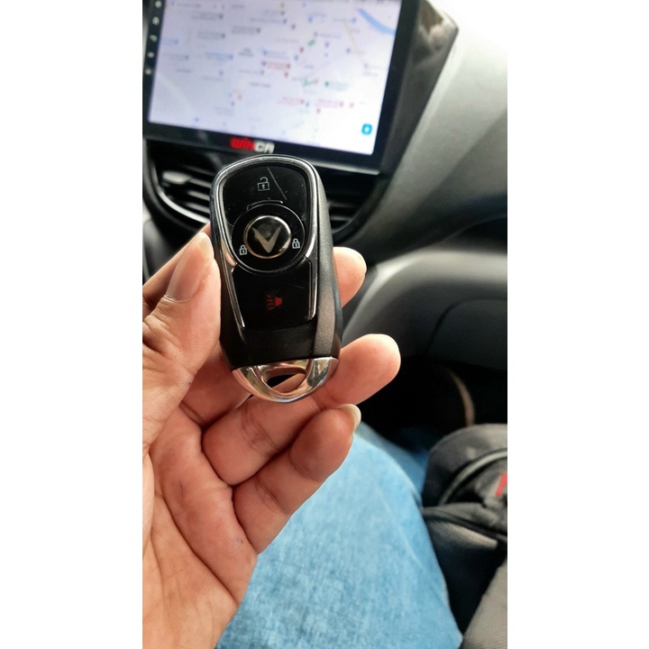 Bao da chìa khoá ô tô vinfast fadil chìa độ, bọc bảo vệ chìa khoá smartkey oto cao cấp chống xước, khắc tên và số điện