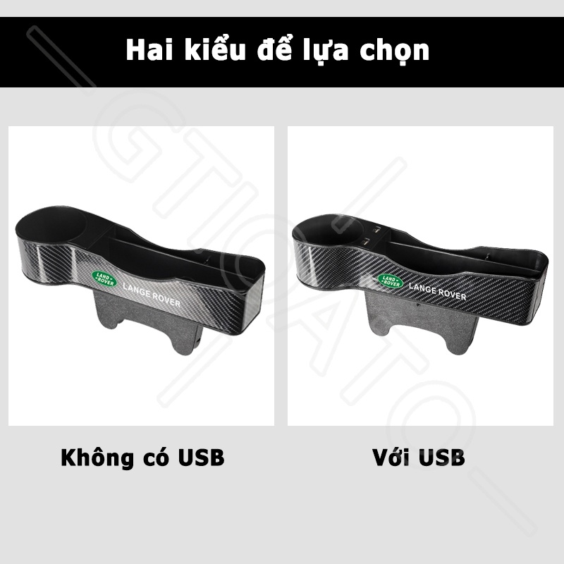 GTIOATO Khay Để Đồ Khe Ghế Ô Tô Khay ĐựNg Đồ Ô Tô Khay Đựng Đồ Khe Ghế Ô Tô Sợi Carbon Khay Đựng Đồ Đa Năng Cắm Khe Ghế Xe Đồ Đa Năng Cắm Khe Ghế Ô Tô Trang Trí NộI ThấT Ô Tô Cho Land Rover Defender Evoque Discovery VELAR Range