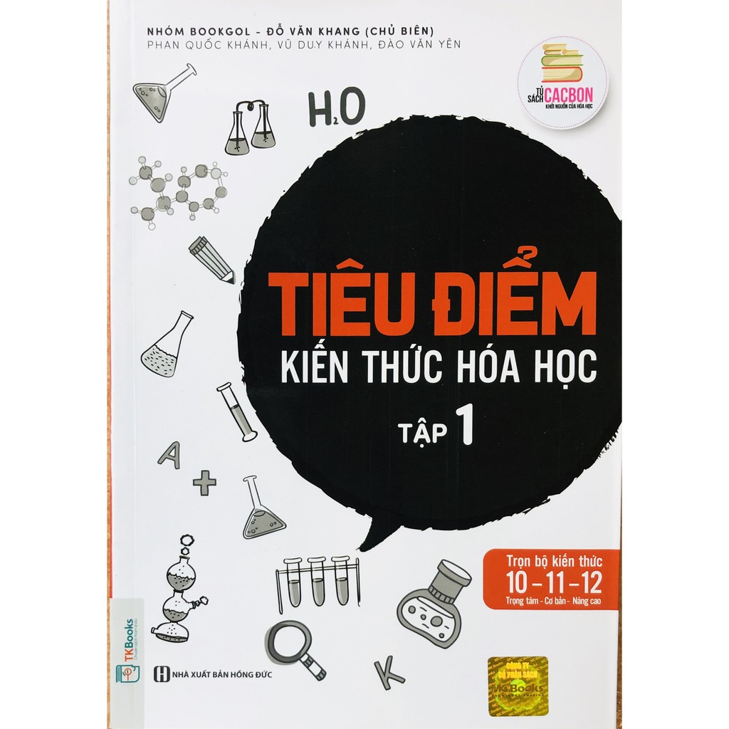 Sách Combo Tiêu Điểm Kiến Thức Hóa Học (Tập 1 + 2)