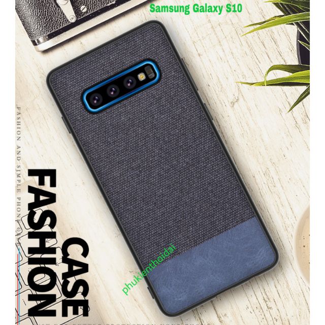 Ốp lưng Samsung Galaxy S10 FREESHIP Từ 50k chống sốc vải da cao cấp chất đẹp