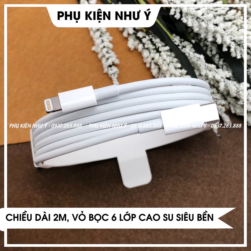 Cáp Apple Type-C to Lightning (2m) - Sạc nhanh Power Delivery - Bảo Hành 12 Tháng Lỗi 1 Đổi 1.