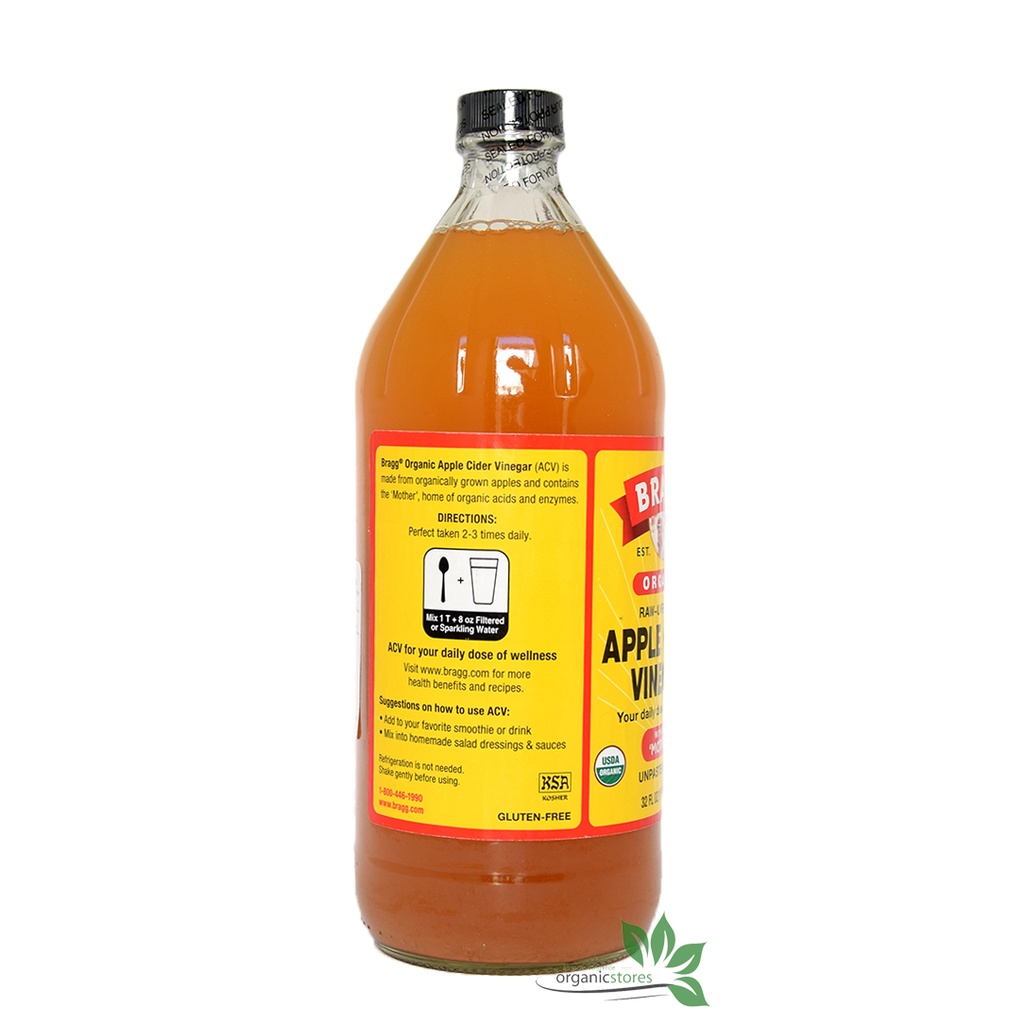 Giấm táo hữu cơ Bragg - USA