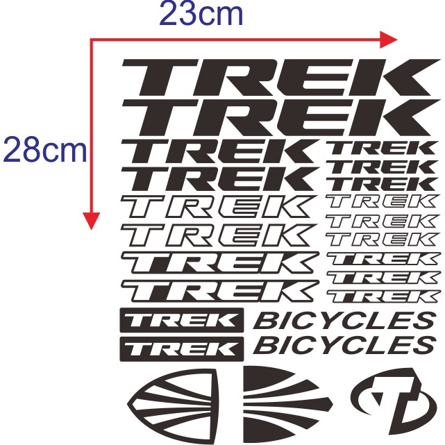 Cutting Sticker Bicycle Sticker Trek Bicycles