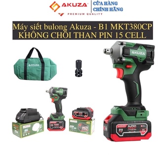 Máy siết bulong pin akuza 380nm|hàng super víp pin khủng 10cell & 15cell