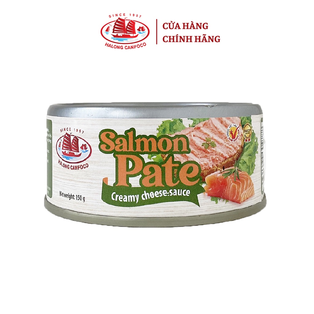 Pate cá hồi sốt phô mai kem 150g Đồ Hộp Hạ Long