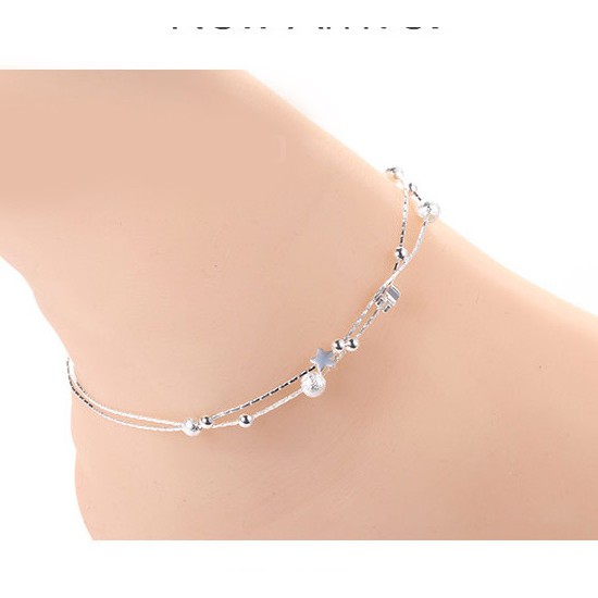 Lắc chân bi sao 2 tầng mạ bạc BH403 | BigBuy360 - bigbuy360.vn