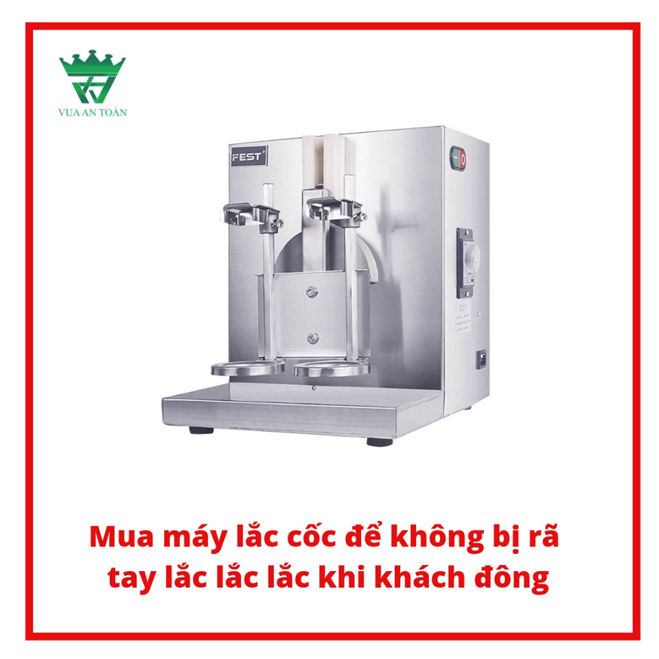 Máy Lắc Cốc Trà Sữa Đôi FEST LJY 120-2