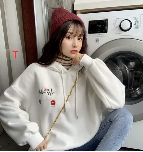 Áo hoodie gọi điện vạch sóng DTR1019