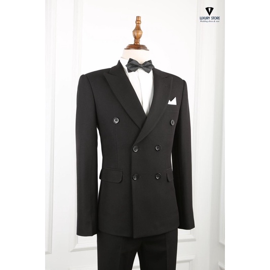 Bộ vest nam Hàn Quốc 6 cúc( xả kho hàng vest nam cao cấp)