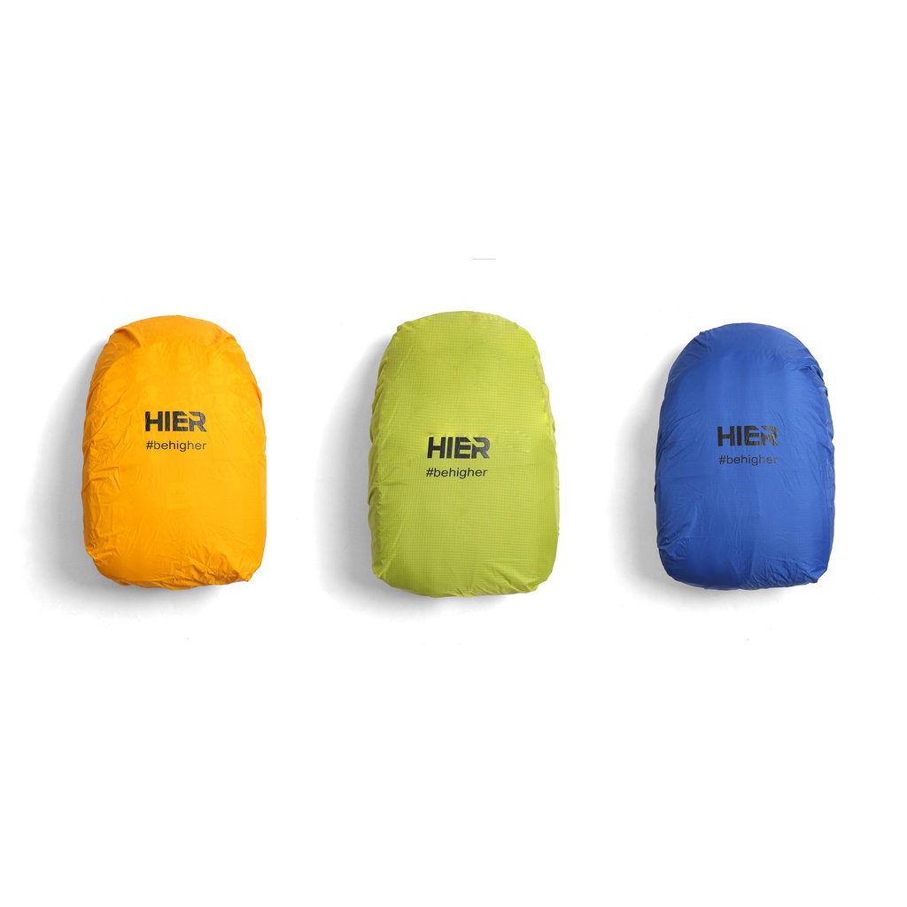 Áo mưa balo Hier Chính Hãng Túi bọc trùm balo chống nước chống thấm nước tốt dành cho balo 25L 30L