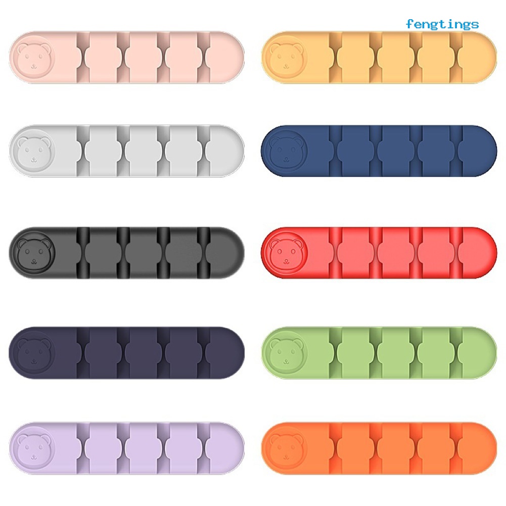 Kẹp giữ dây cáp bằng silicone tiện dụng