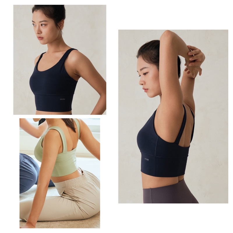 Áo Bra Tập Gym Tập Yoga Dáng Croptop Có Mút Ngực Hàng Xuất Hàn