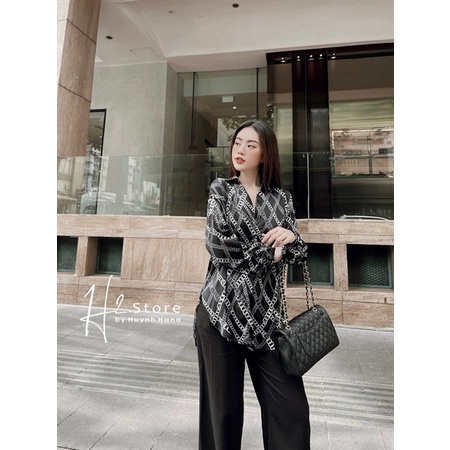 ÁO SƠ MI HỌA TIẾT - K18609