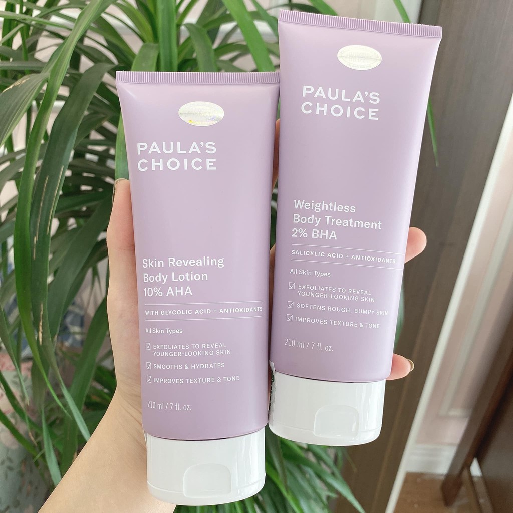 [TEM CHÍNH HÃNG] Kem Dưỡng Toàn Thân Đều Màu Da Chứa 10% AHA / 2% BHA Paula's Choice Skin Revealing Body Lotion