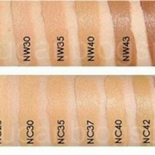Phấn nền và phủ MAC màu NC, NW 15, 20, 45