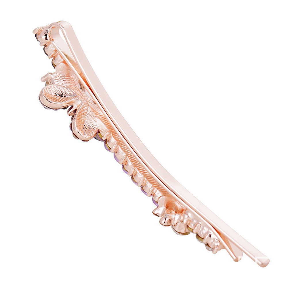 Set 2 kẹp tóc mặt bướm khảm đá lấp lánh thời trang cho nữ