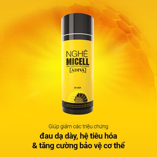 Thực phẩm chức năng Nghệ Micell Adiva 30 viên