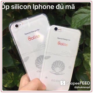 ỐP LƯNG SILICON  iphone 5/5s/6/6S/6Plus/6SPlus/7Plus/8Plus/X/XS/XSMAX/11/11PRO/11PROMAX DẺO TRONG SUỐT CHÍNH HÃNG