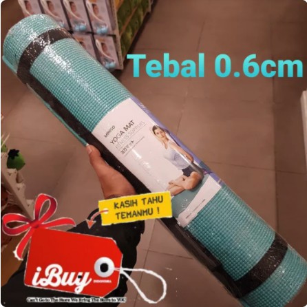 Miniso Thảm Tập Yoga Dày 0.6cm Kích Thước 173cm X L 61cm