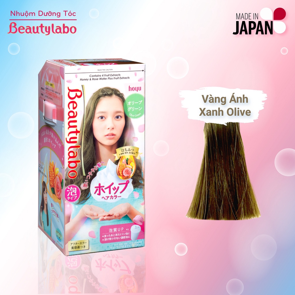 Thuốc nhuộm tóc tại nhà dạng bọt Beautylabo Whip 125ml – Whip Hair Color nhập khẩu Nhật Bản sắc màu cá tính