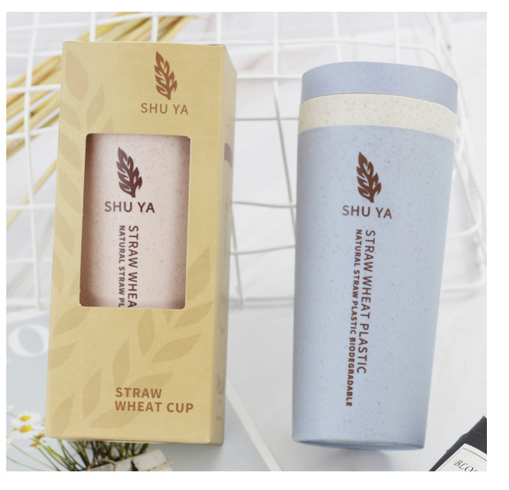 Bình nước giữ nhiệt hai lớp làm từ sợi rơm sáng tạo tiện lợi