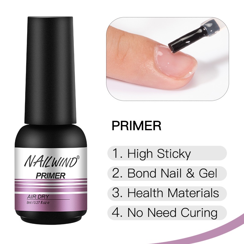 Sơn móng tay ROSALIND NAILWIND nhiều công dụng tùy chọn 8ml tiện lợi