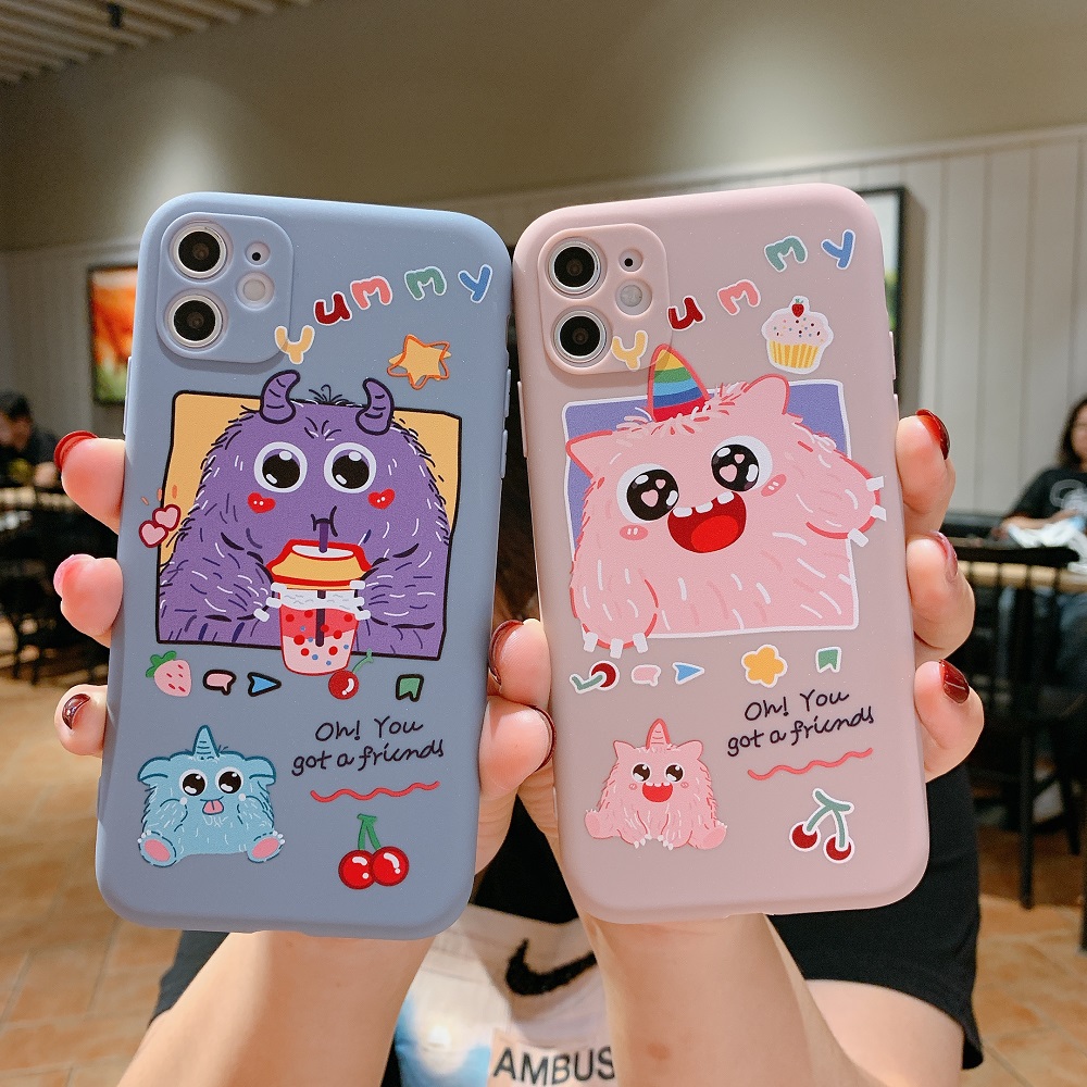 Ốp Lưng Silicone Họa Tiết Hoạt Hình Dễ Thương Cho Iphone 11 Pro Max Iphone 6s Plus 7 Plus Iphone 8 Plus Se 2020 Xs Max Xr 6splus 7plus 8plus 11pro 11promax Se2020