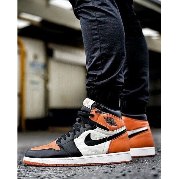 Giày air Jordan 1 High 2021 màu cam , giày sneaker jodan 1 cam cao cổ , giày jd1 hot trend bản đẹp nam nữ