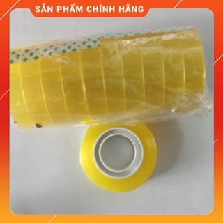 Combo 5 Băng dính Trong Văn Phòng 1F Dày Dài 12m Siêu Dính
